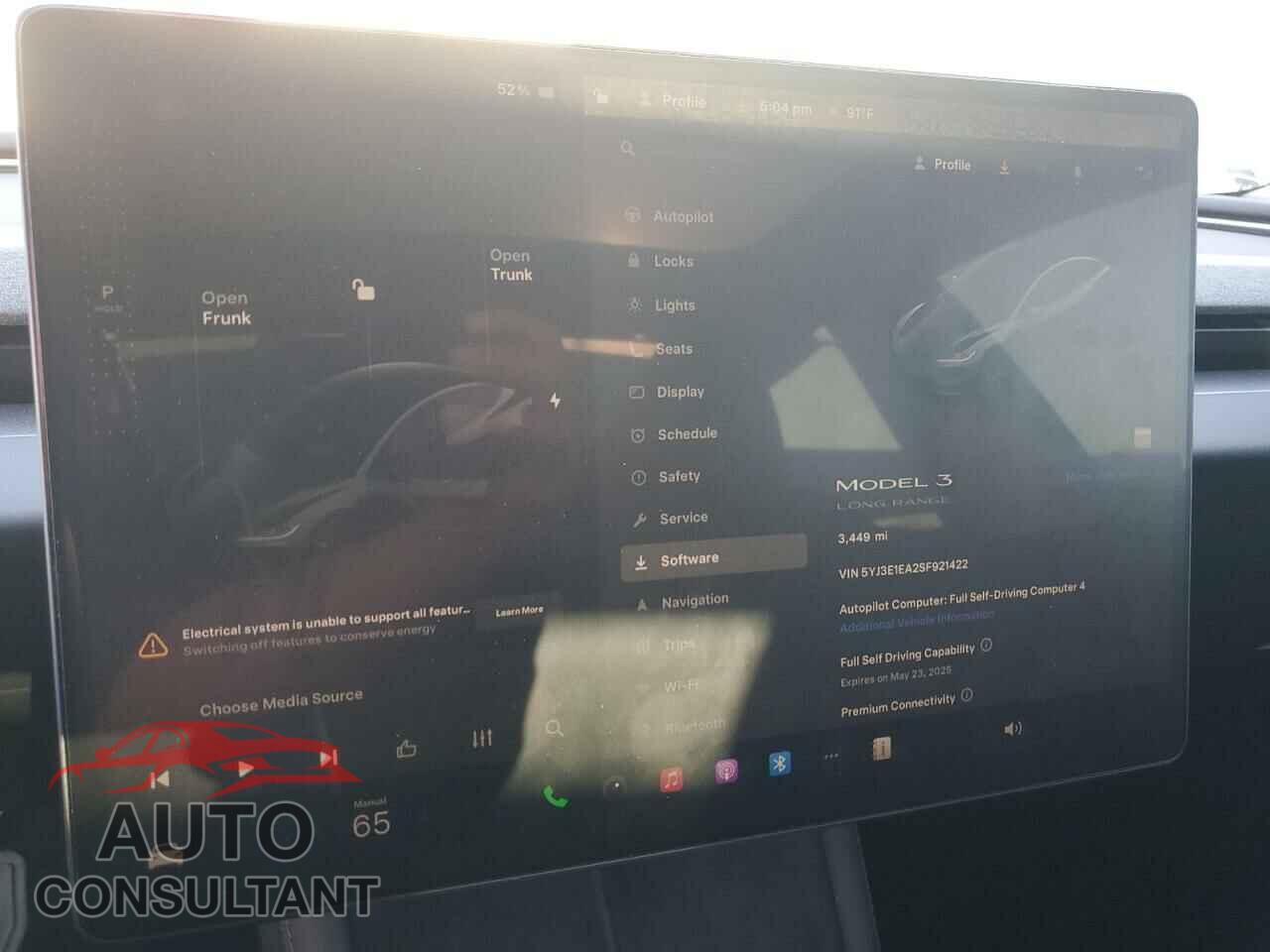 TESLA MODEL 3 2025 - 5YJ3E1EA2SF921422