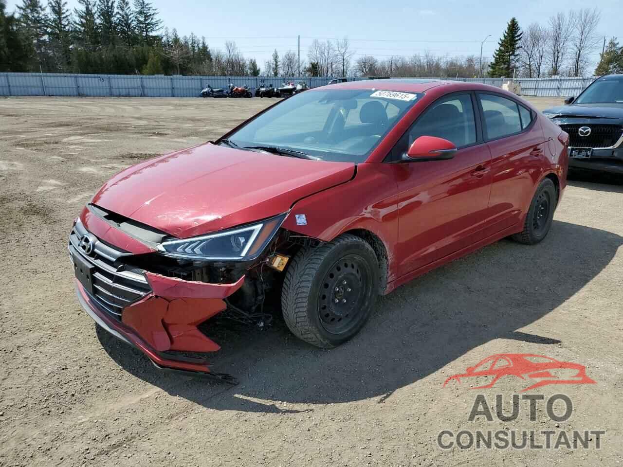 HYUNDAI ELANTRA 2019 - KMHD84LF2KU874715