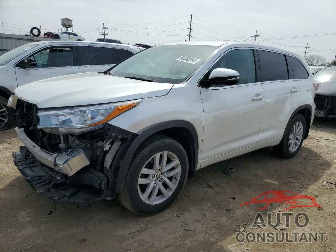 TOYOTA HIGHLANDER 2016 - 5TDBKRFH1GS264128