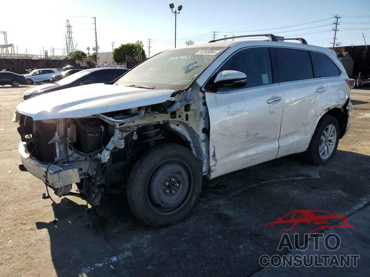 TOYOTA HIGHLANDER 2016 - 5TDZKRFH0GS143170