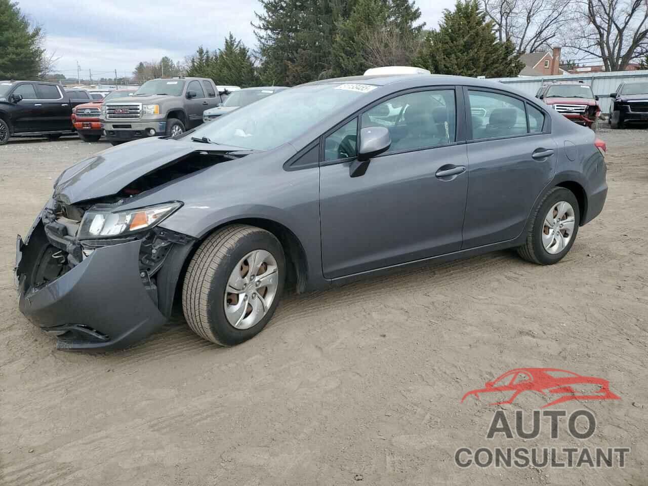 HONDA CIVIC 2013 - 2HGFB2F56DH551667
