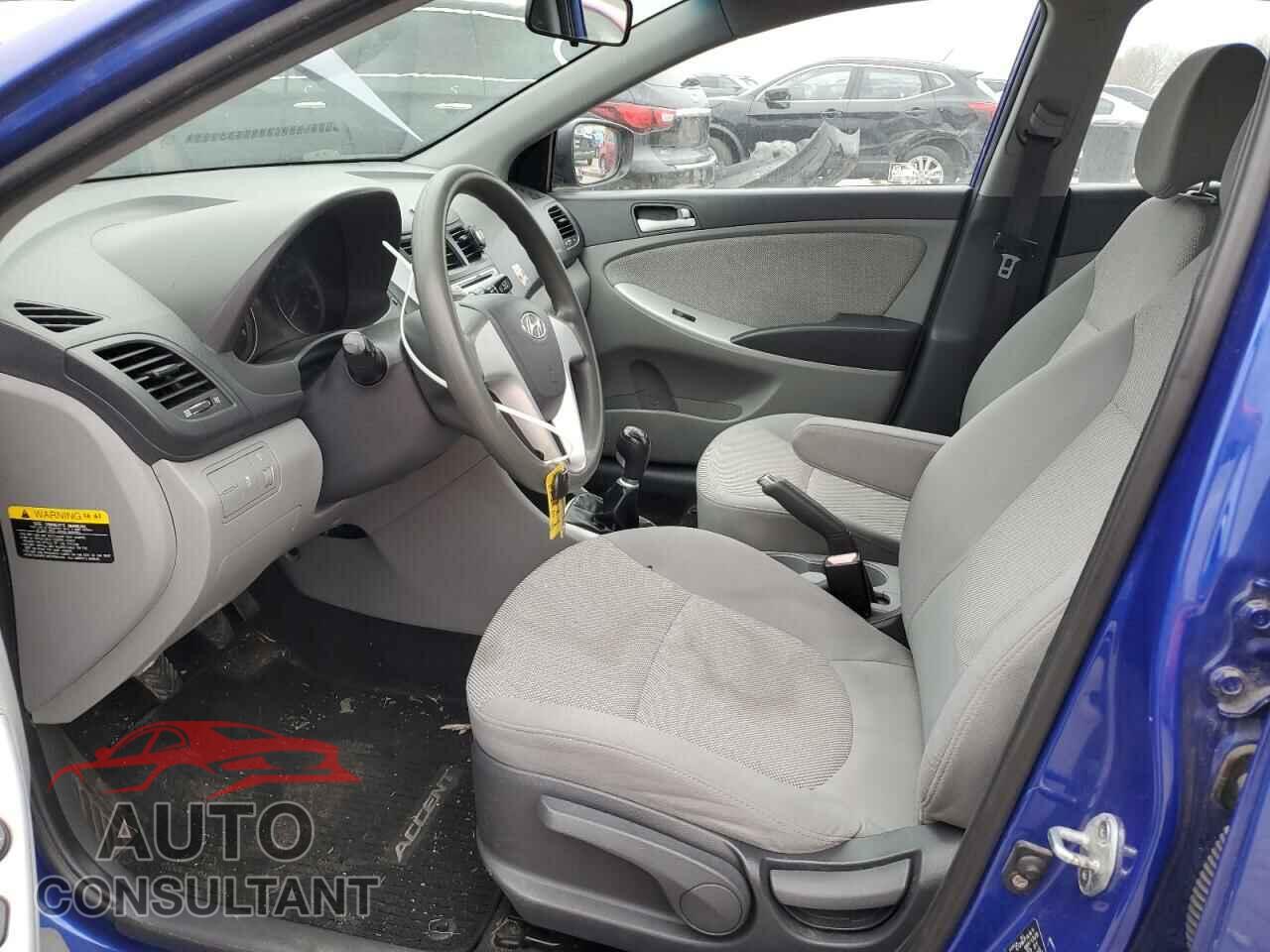HYUNDAI ACCENT 2012 - KMHCT4AE9CU042665