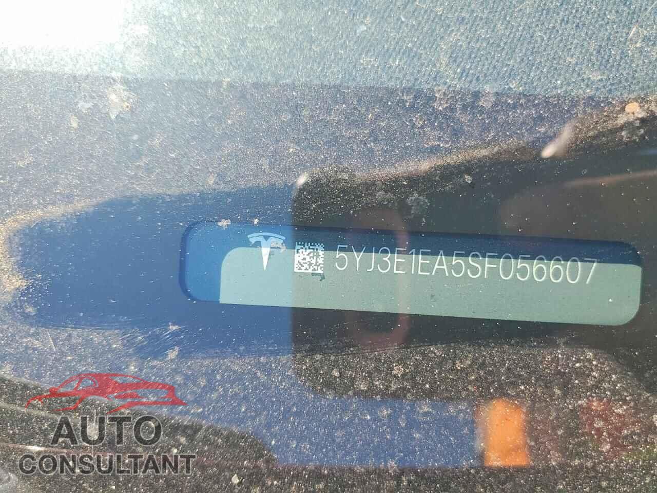 TESLA MODEL 3 2025 - 5YJ3E1EA5SF056607