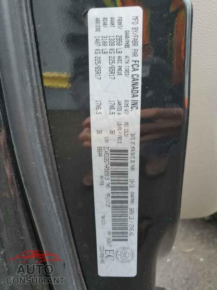 DODGE CARAVAN 2017 - 2C4RDGBG7HR589919