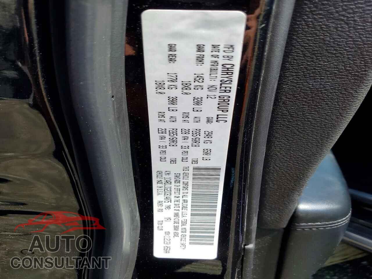 DODGE DURANGO 2013 - 1C4RDJDG2DC614075