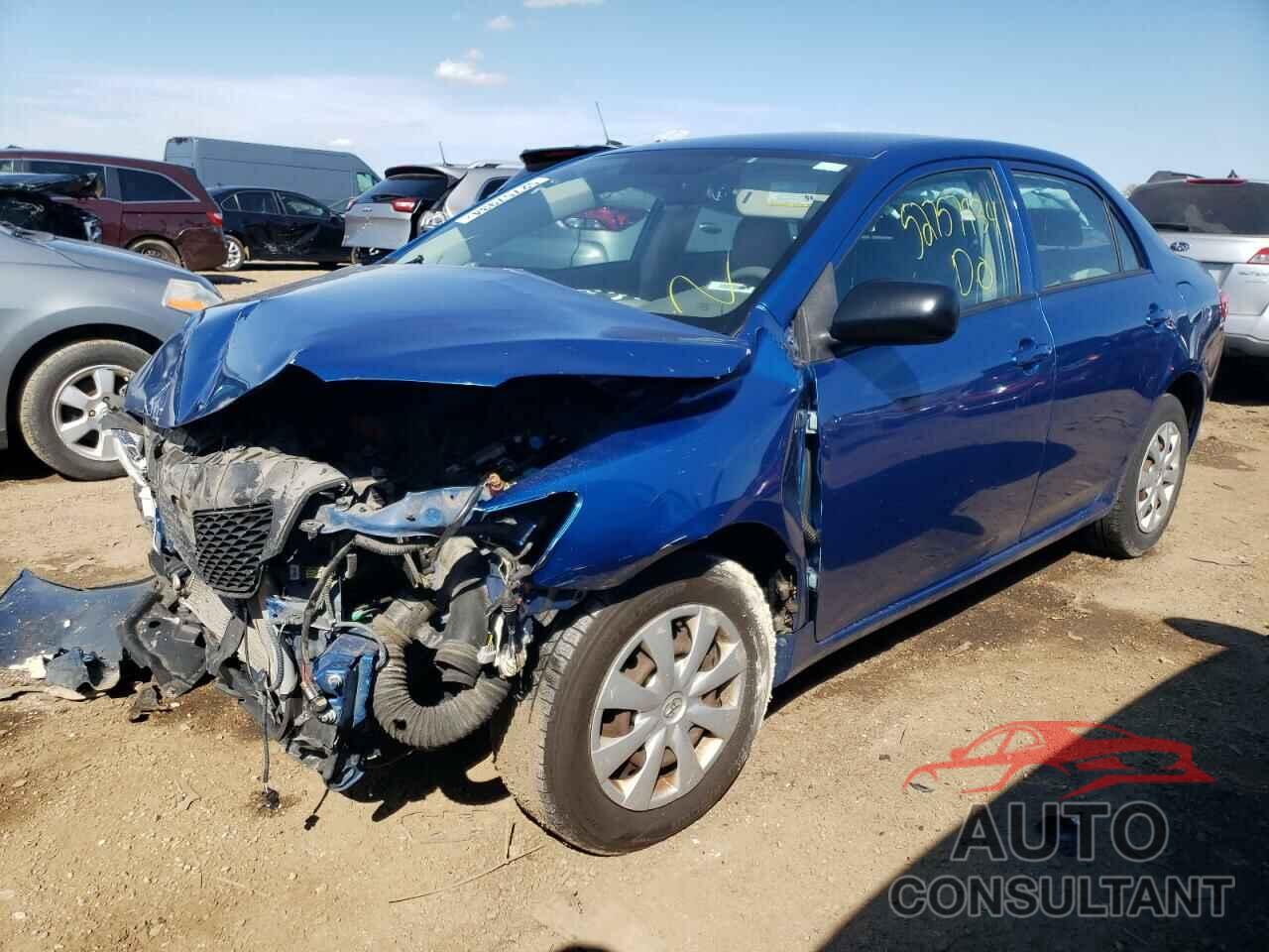 TOYOTA COROLLA 2009 - 1NXBU40E19Z012840