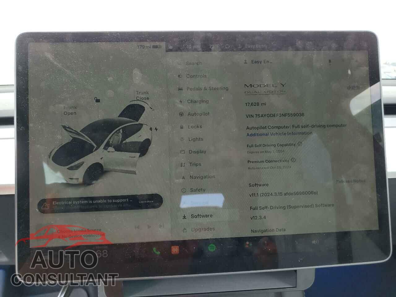 TESLA MODEL Y 2022 - 7SAYGDEF3NF559038