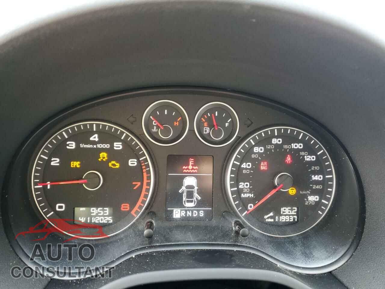 AUDI A3 2009 - WAUKF78P69A110606