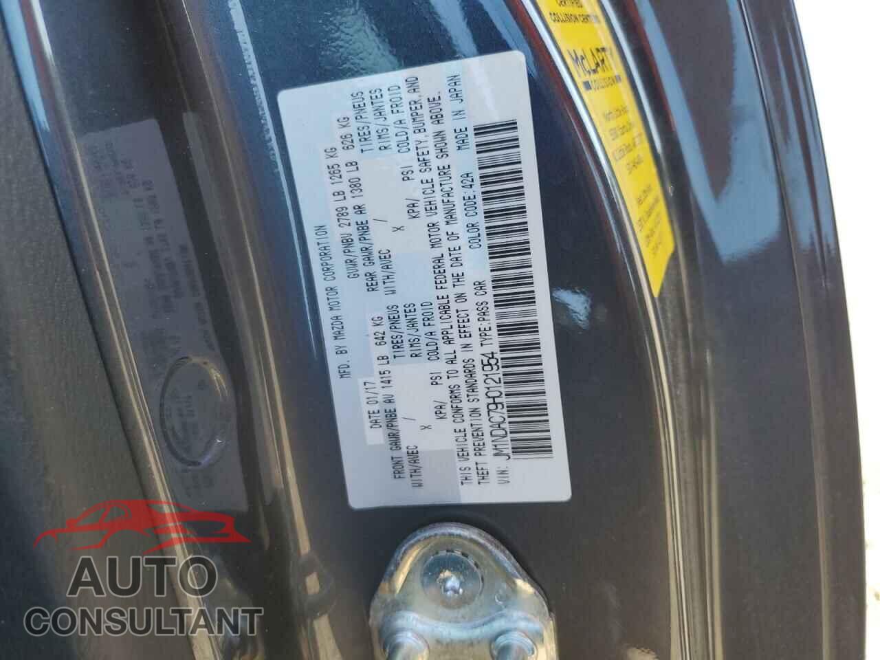 MAZDA MX5 2017 - JM1NDAC79H0121954