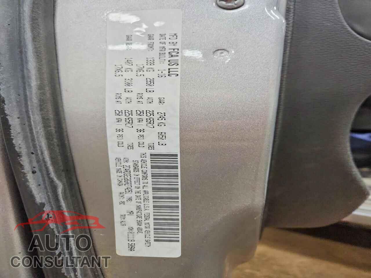 DODGE CARAVAN 2016 - 2C4RDGEG8GR274251