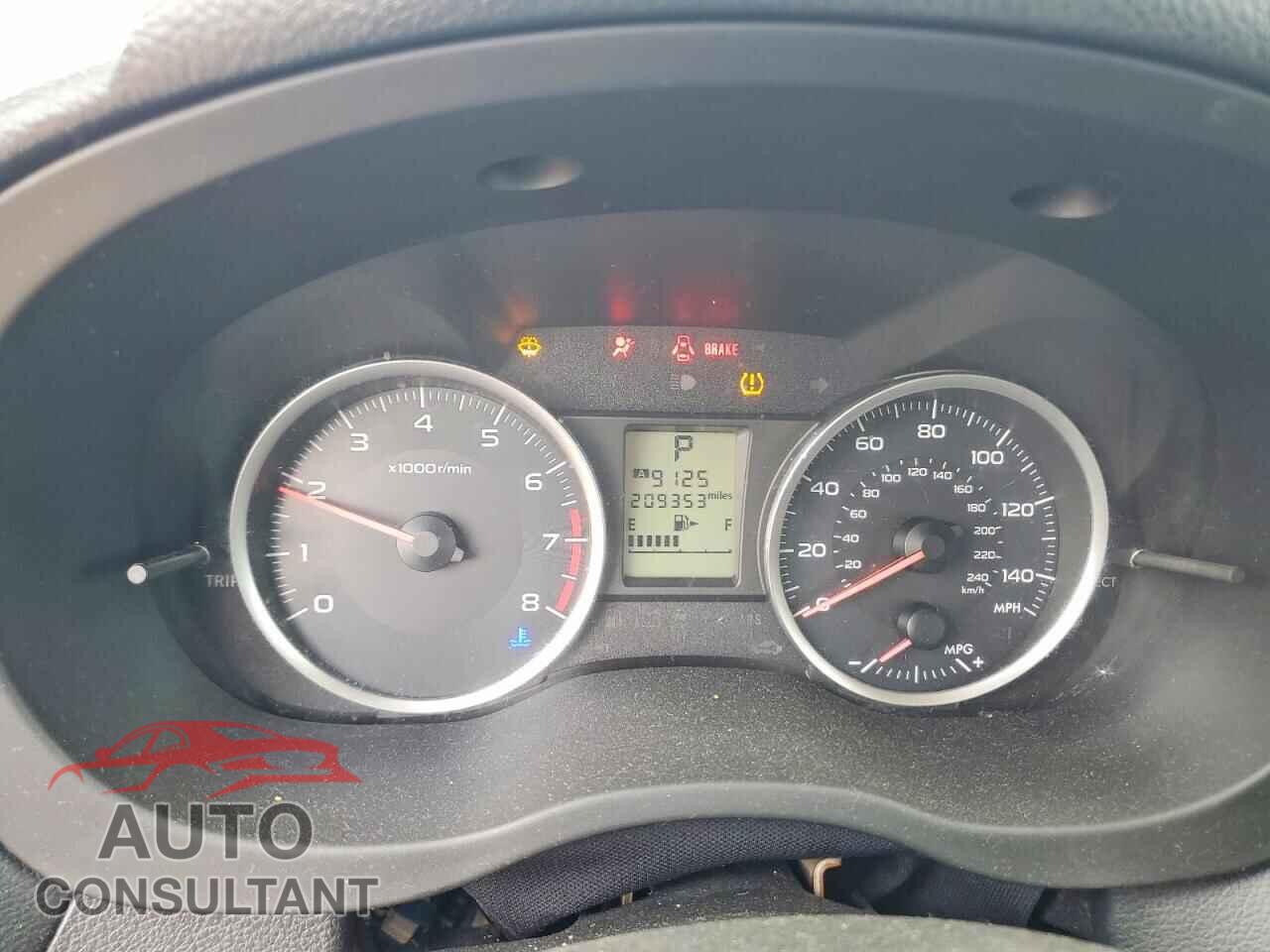 SUBARU XV 2013 - JF2GPACC8D2858849