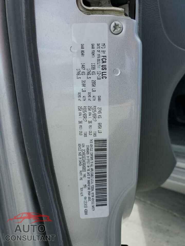 DODGE CARAVAN 2019 - 2C4RDGEGXKR606893