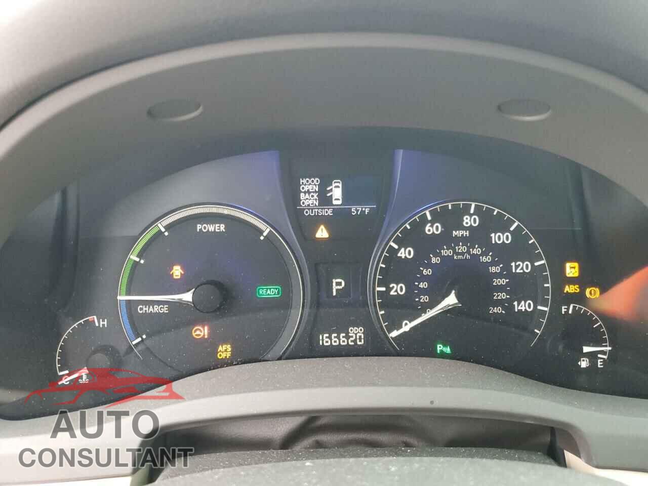LEXUS RX450 2012 - JTJBC1BA8C2433180