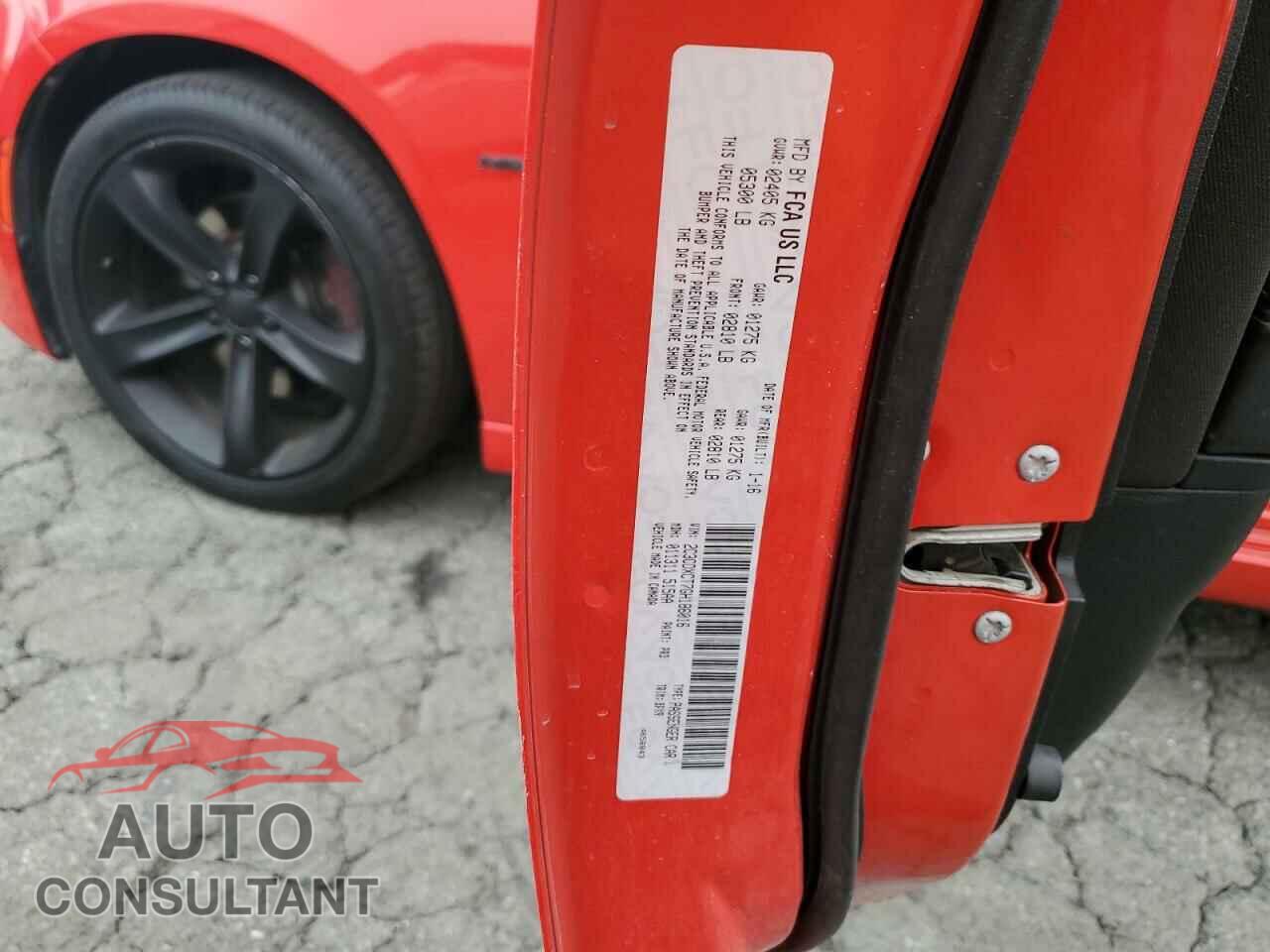 DODGE CHARGER 2016 - 2C3CDXCT7GH186016