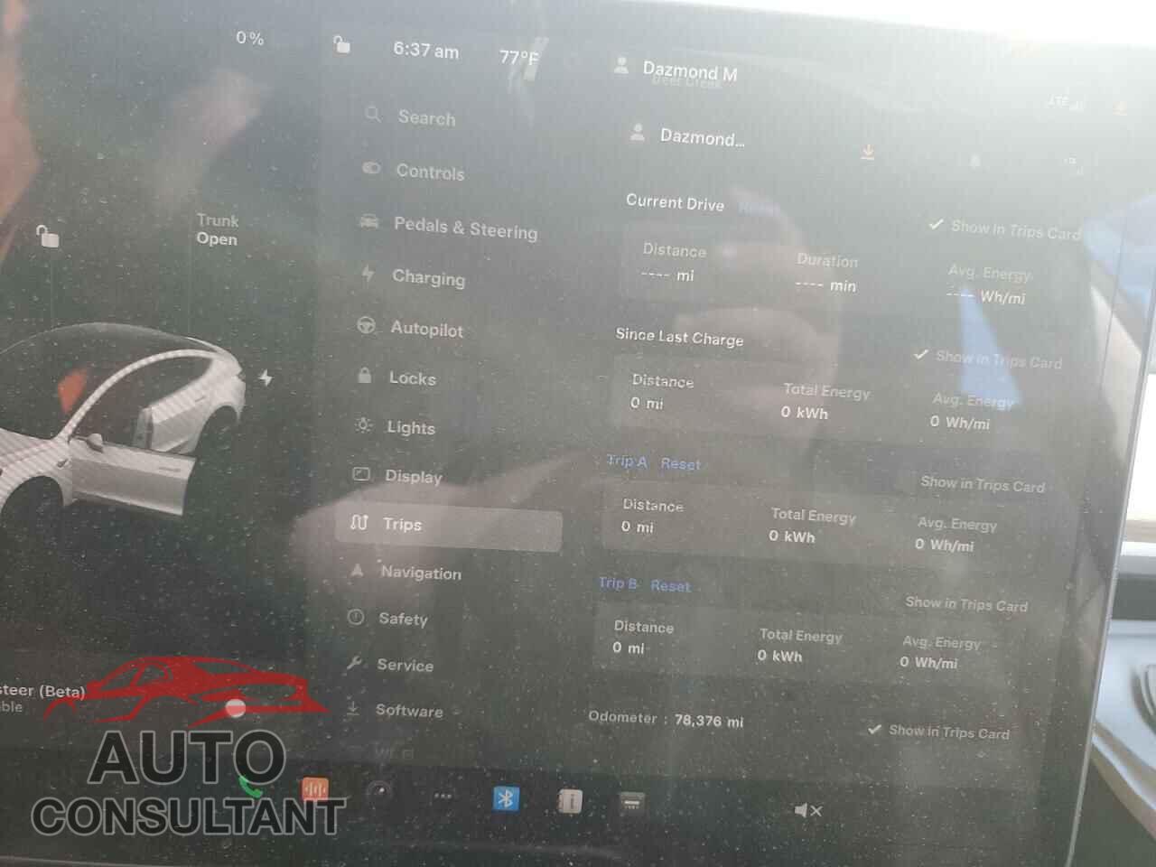 TESLA MODEL 3 2019 - 5YJ3E1EA2KF482514