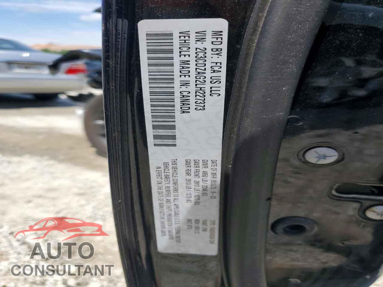 DODGE CHALLENGER 2020 - 2C3CDZAG2LH227373