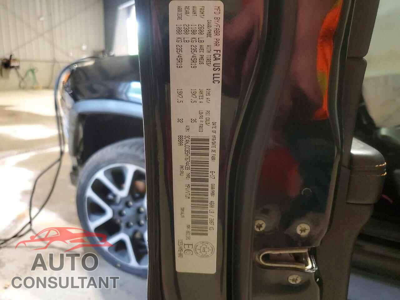 JEEP COMPASS 2017 - 3C4NJDCB5HT674439