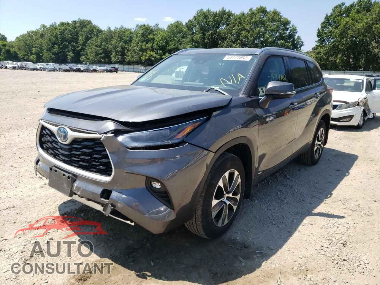 TOYOTA HIGHLANDER 2021 - 5TDGBRCH4MS521675