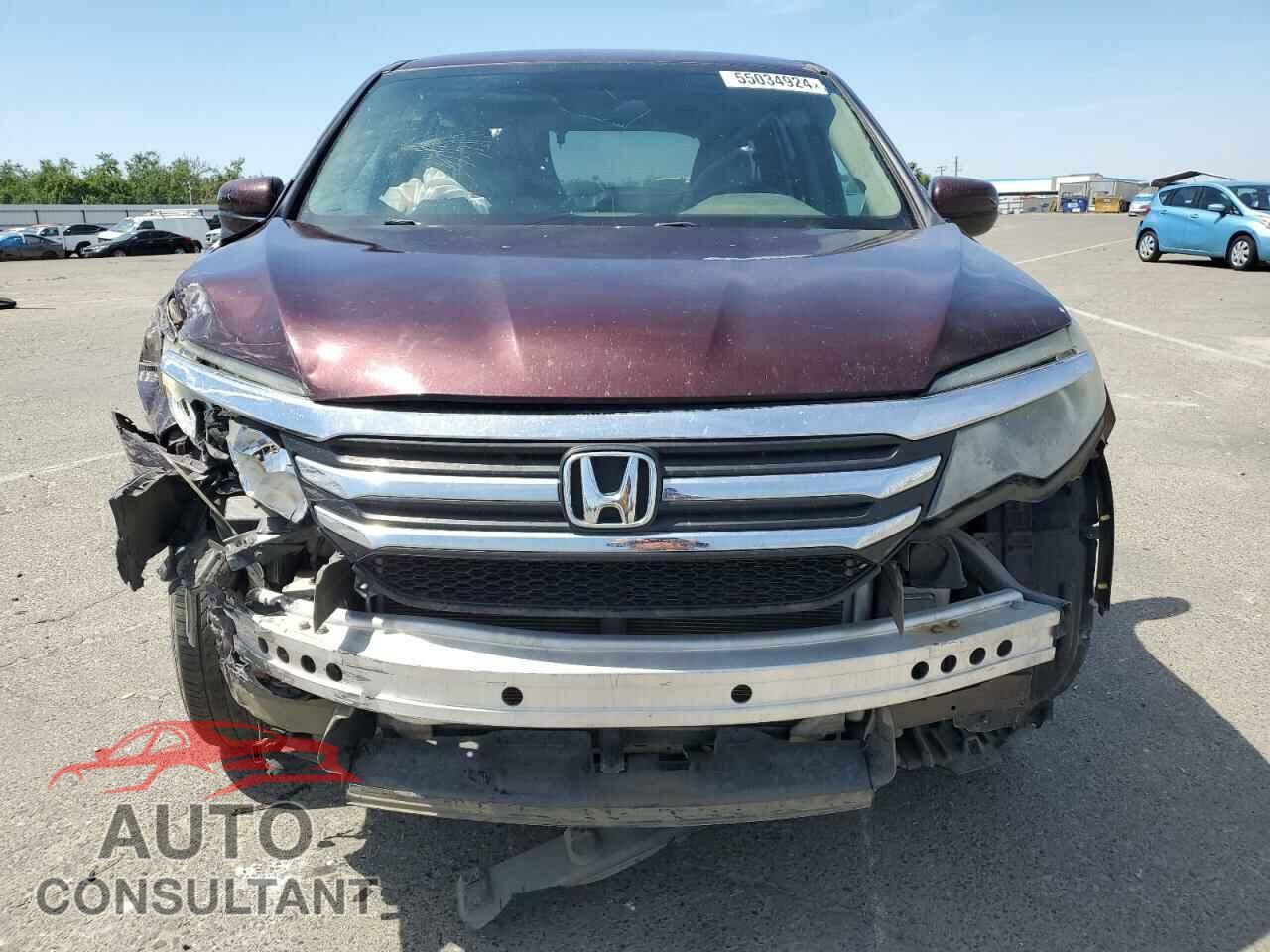 HONDA PILOT 2016 - 5FNYF5H38GB054302