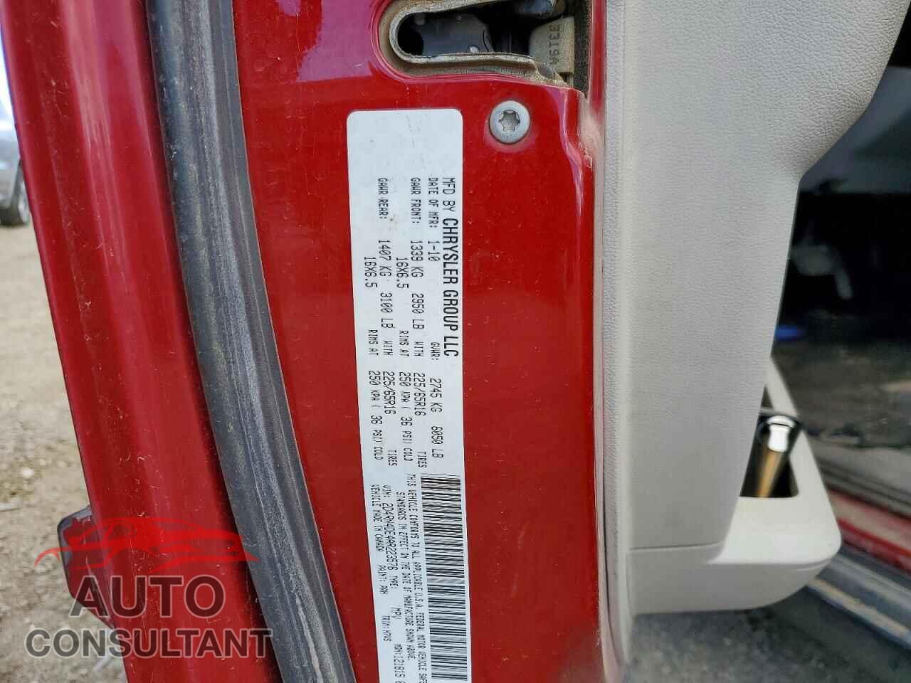 DODGE CARAVAN 2010 - 2D4RN4DE4AR223576