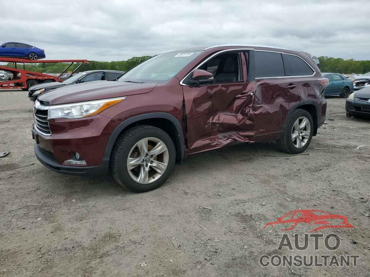 TOYOTA HIGHLANDER 2016 - 5TDDKRFH1GS304149