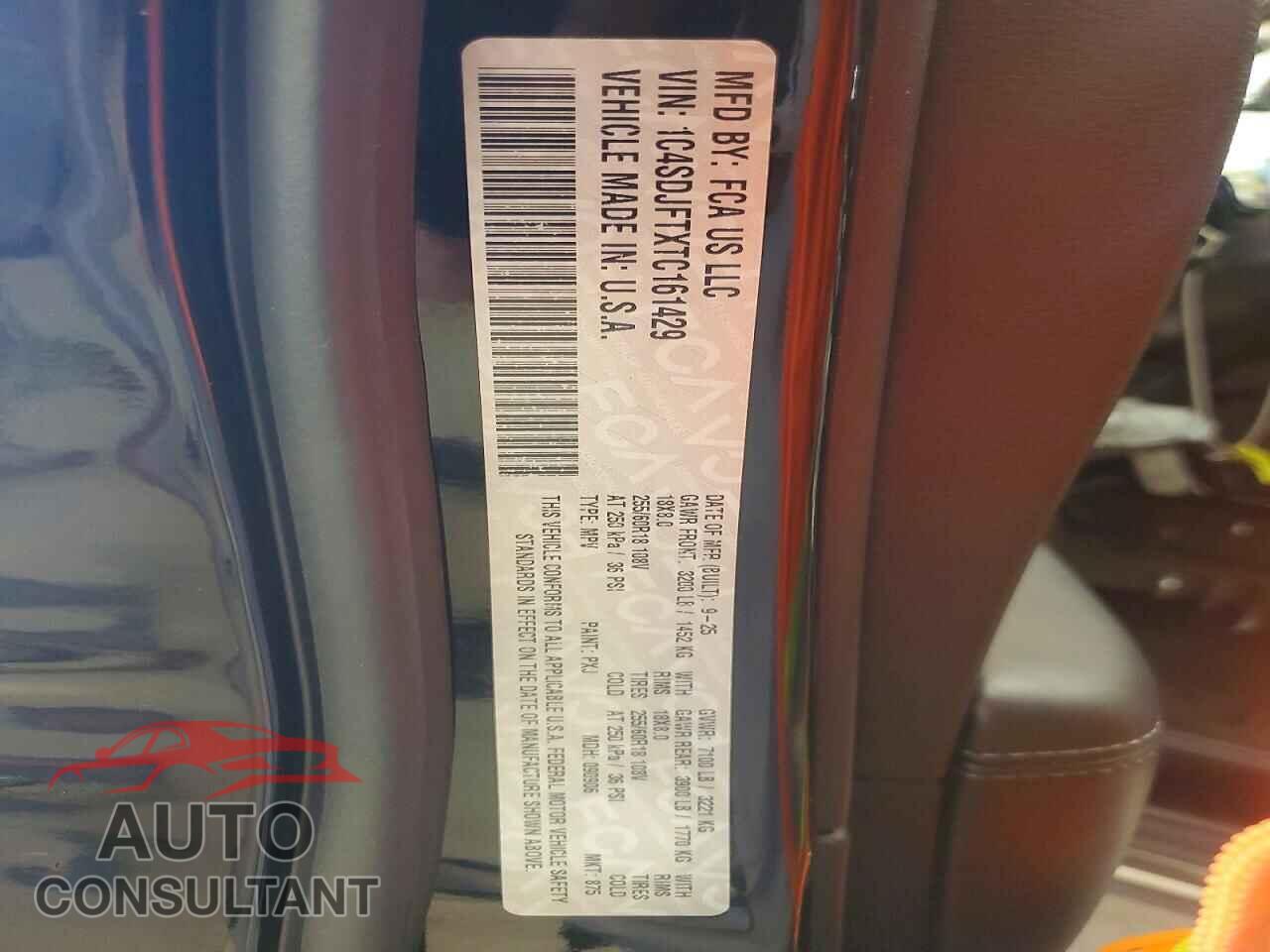 DODGE DURANGO 2026 - 1C4SDJFTXTC161429