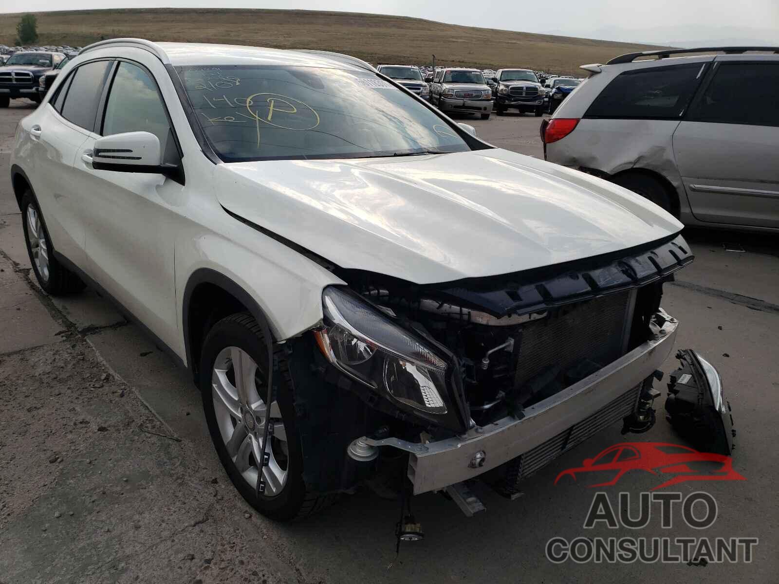 MERCEDES-BENZ GLA-CLASS 2017 - WDCTG4GB2HJ286733