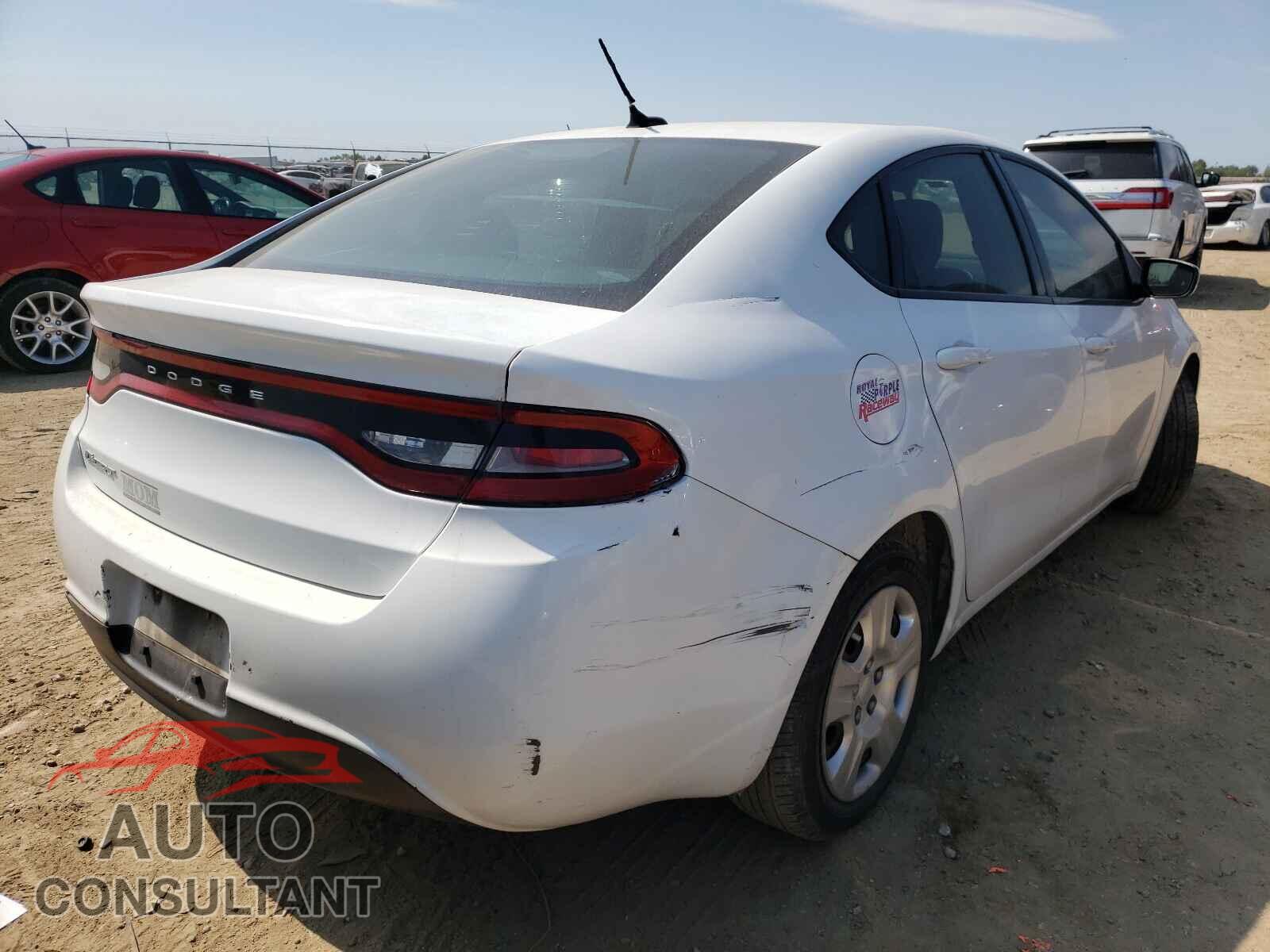 DODGE DART 2016 - 1C3CDFAA8GD593142