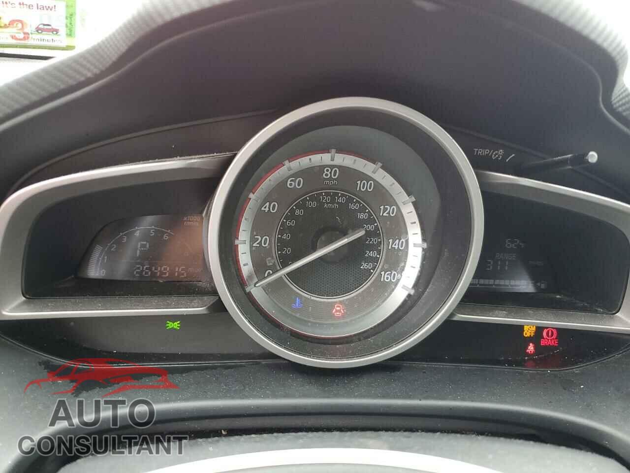 MAZDA 3 2014 - JM1BM1L72E1114370
