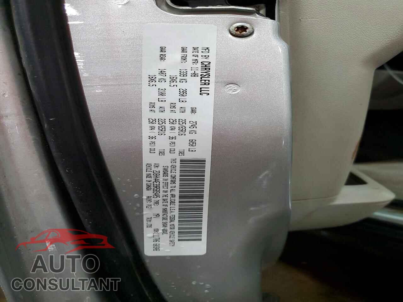 DODGE CARAVAN 2009 - 2D8HN44E39R585405