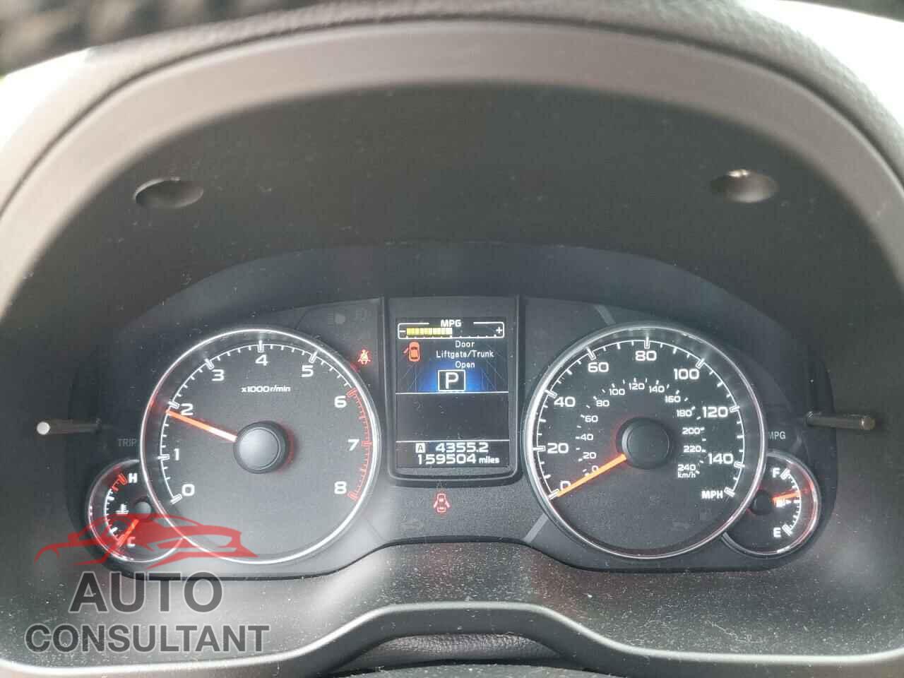 SUBARU OUTBACK 2014 - 4S4BRBLC1E3302124