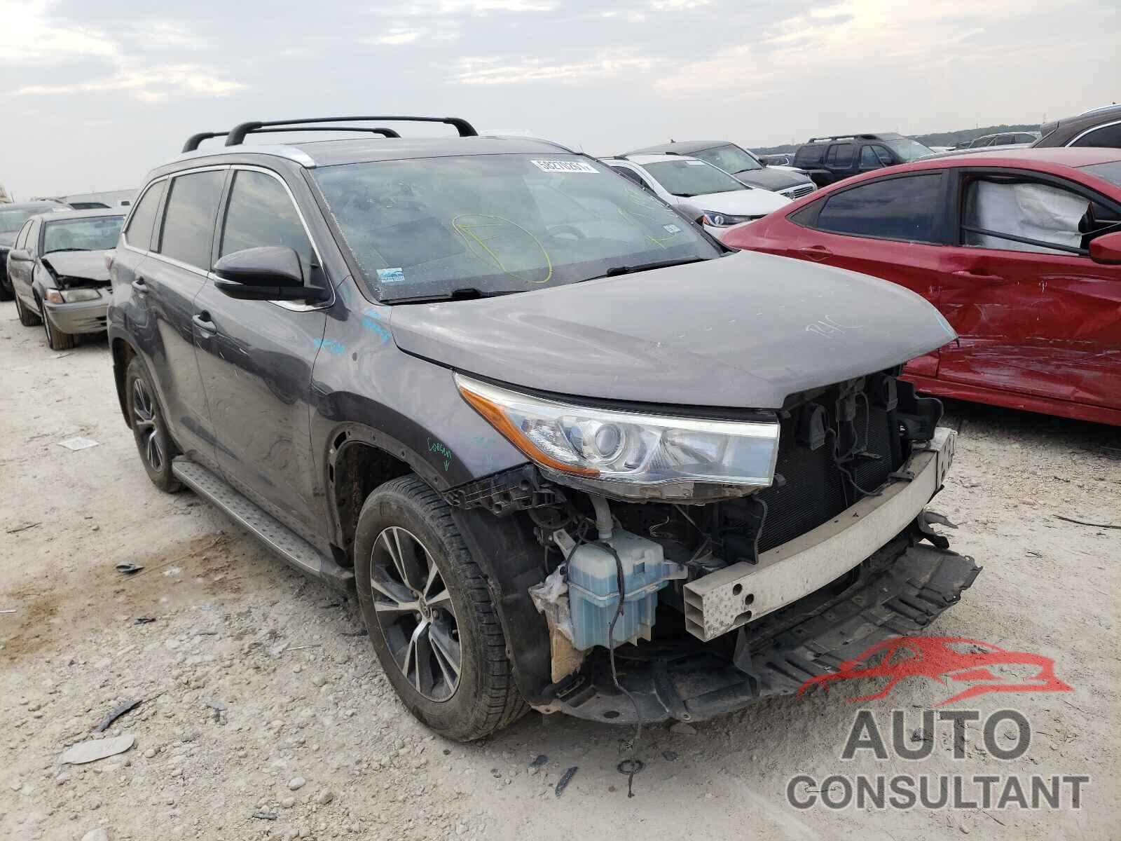 TOYOTA HIGHLANDER 2016 - 5TDKKRFH2GS142488