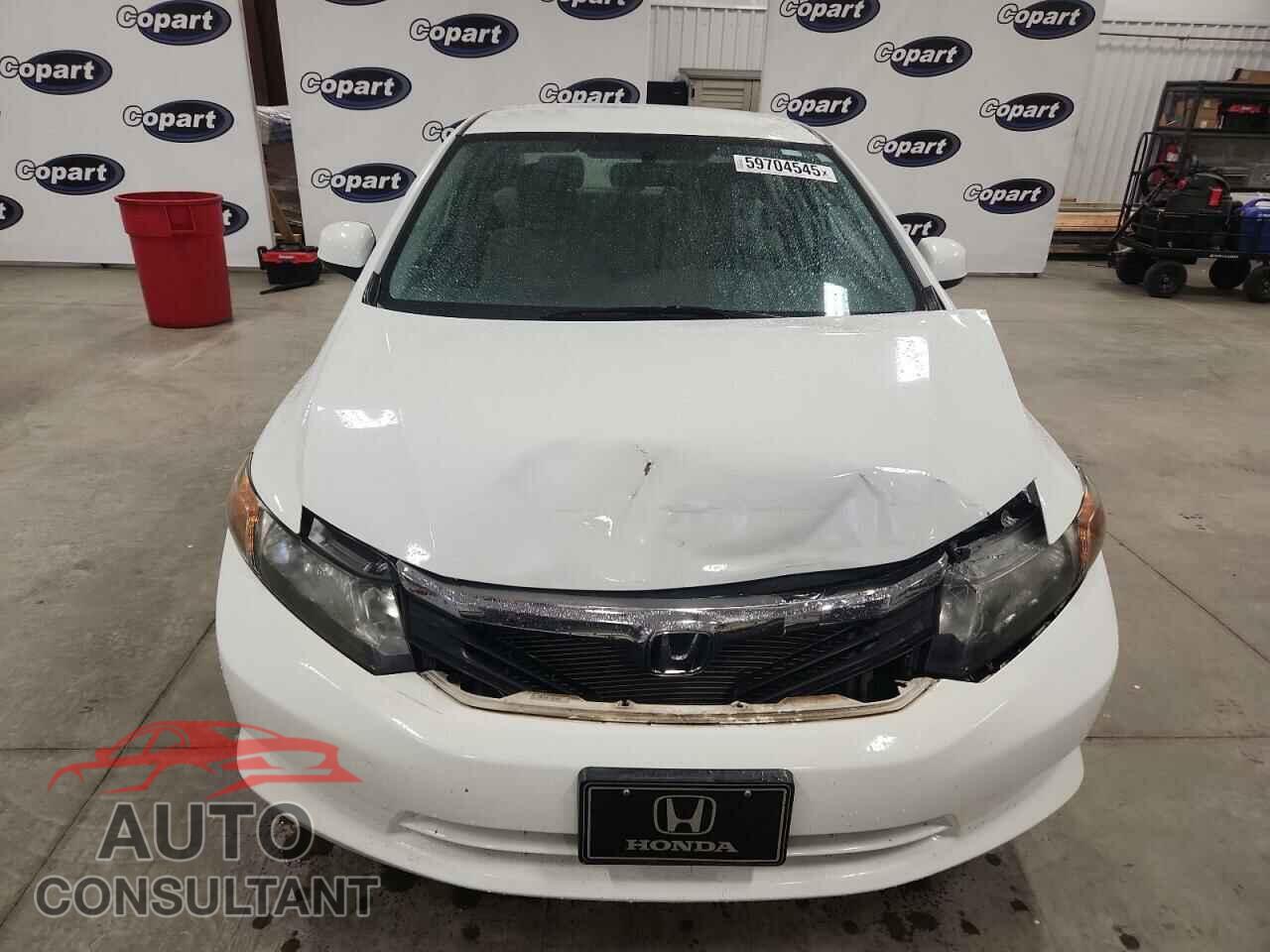 HONDA CIVIC 2012 - 2HGFB2F50CH304353