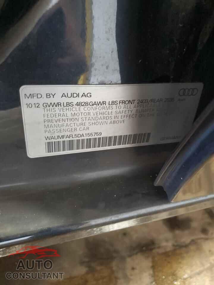 AUDI A4 2013 - WAUMFAFL5DA155759