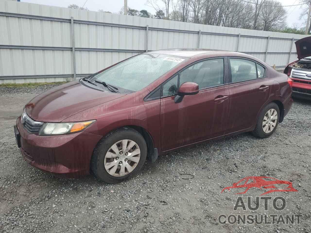 HONDA CIVIC 2012 - 19XFB2F58CE105044