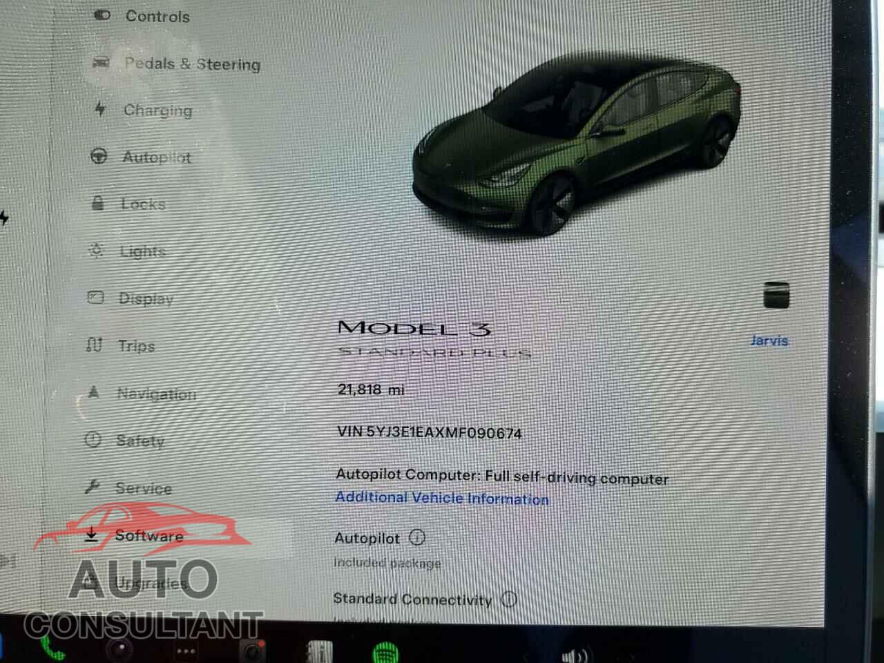 TESLA MODEL 3 2021 - 5YJ3E1EAXMF090674