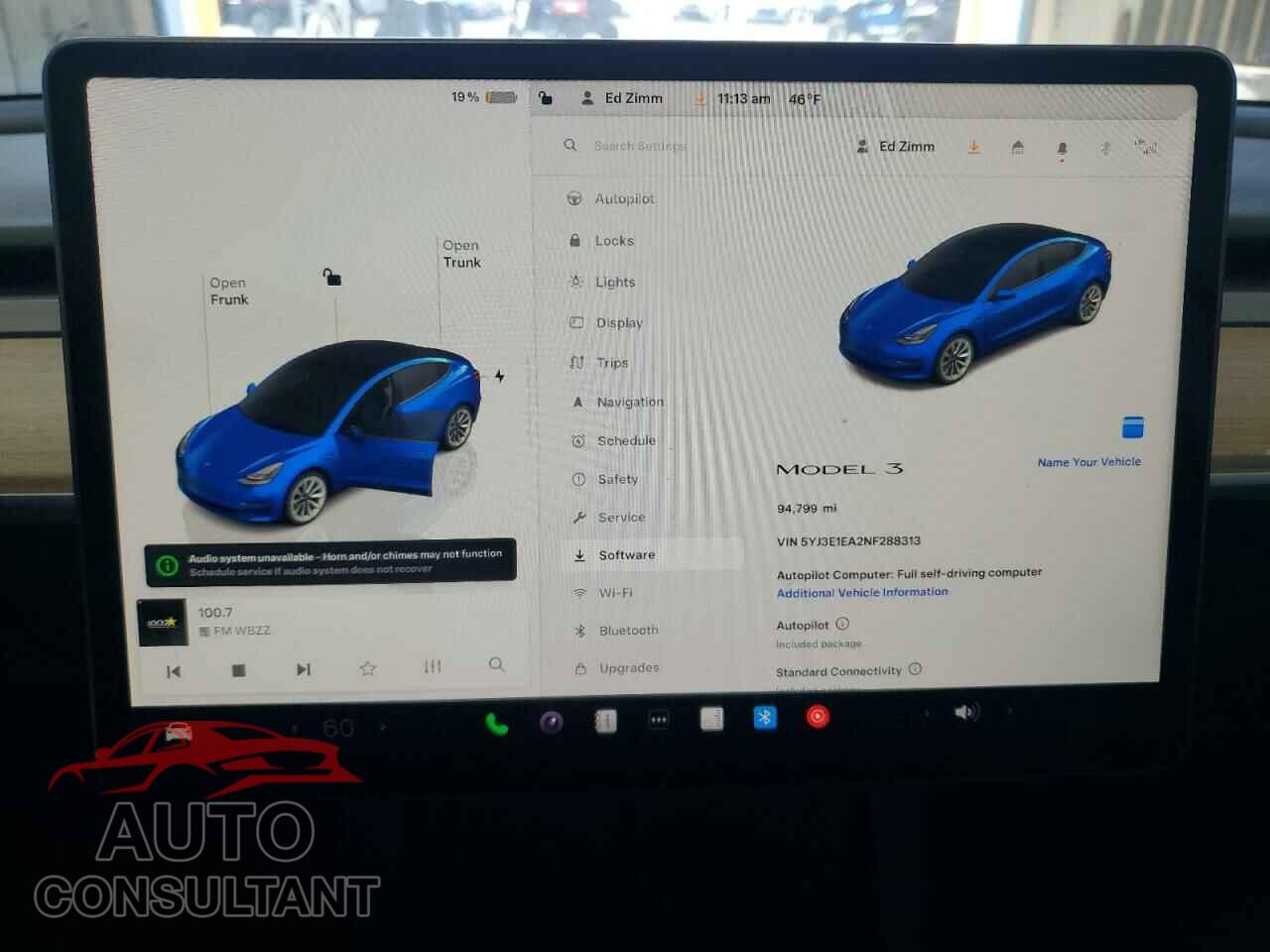 TESLA MODEL 3 2022 - 5YJ3E1EA2NF288313