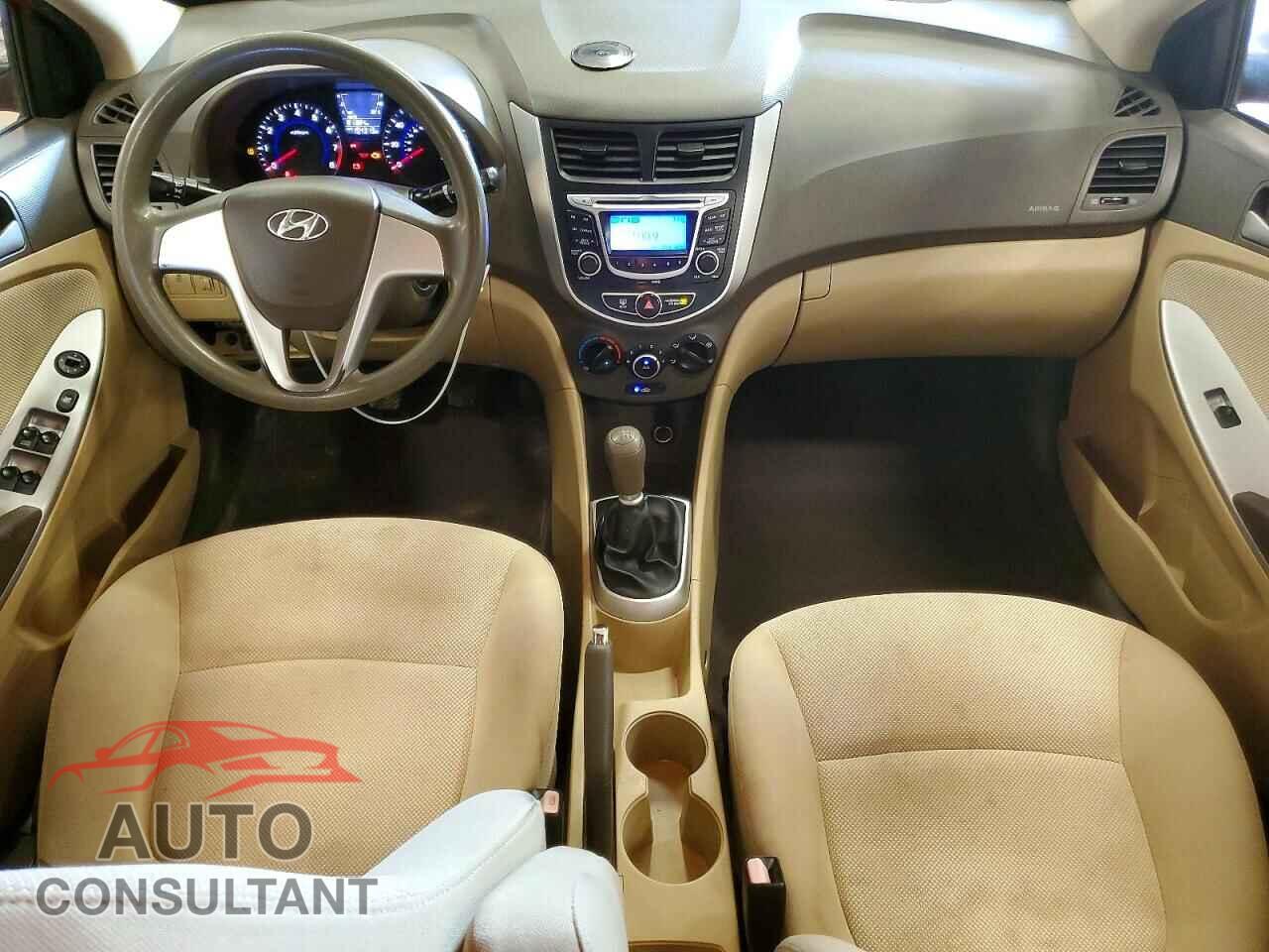 HYUNDAI ACCENT 2012 - KMHCT4AE4CU145881