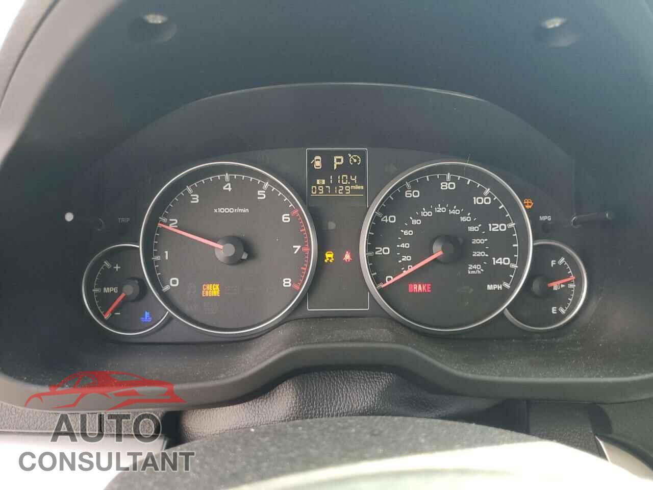 SUBARU OUTBACK 2013 - 4S4BRBAC0D3290503