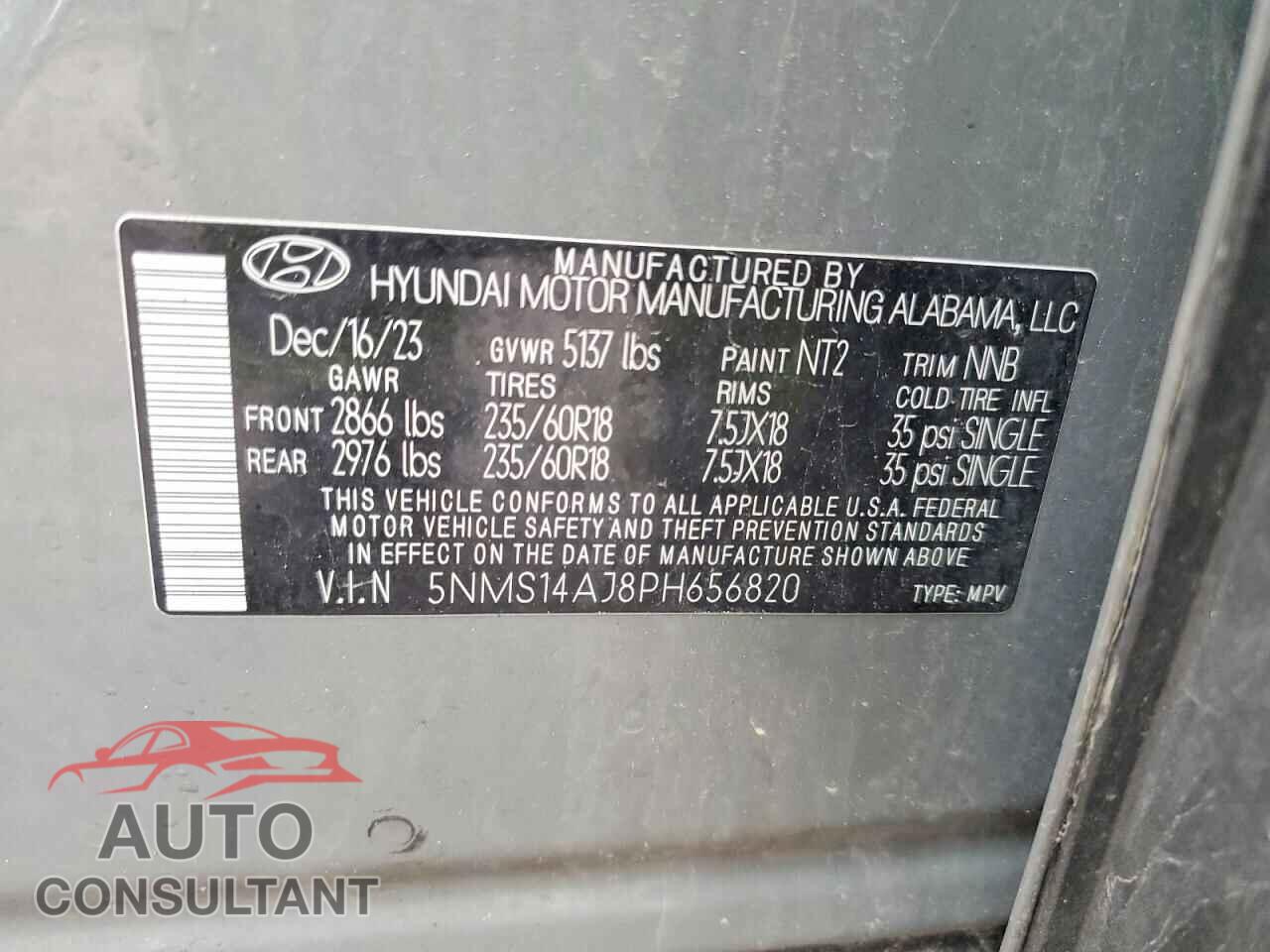 HYUNDAI SANTA FE 2023 - 5NMS14AJ8PH656820