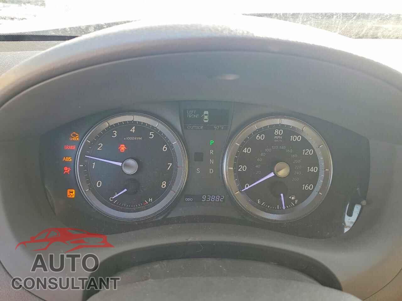 LEXUS ES350 2012 - JTHBK1EG2C2504880