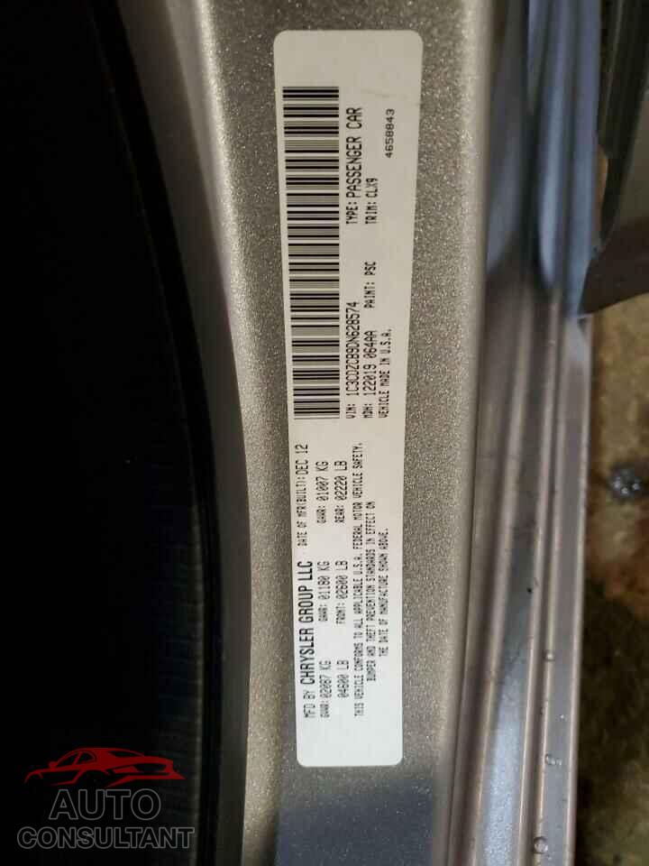 DODGE AVENGER 2013 - 1C3CDZCB9DN628574