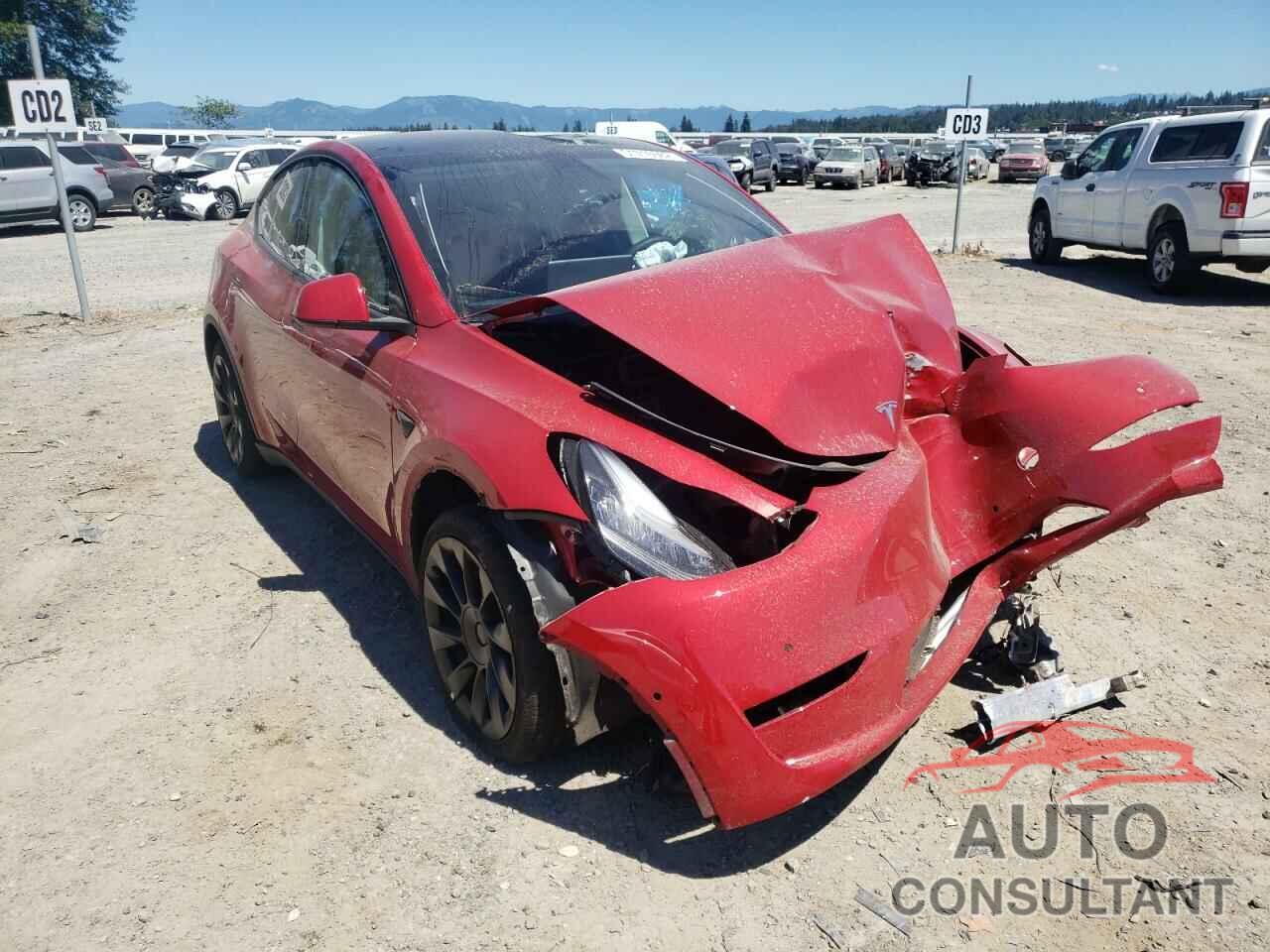 TESLA MODEL Y 2020 - 5YJYGDEEXLF055359