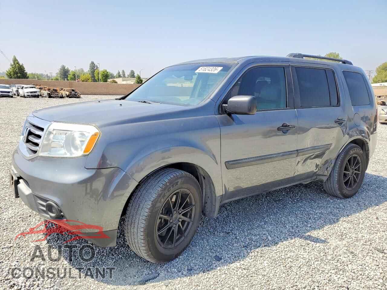 HONDA PILOT 2012 - 5FNYF3H27CB032894