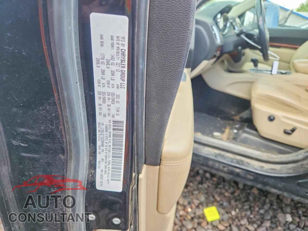 DODGE DURANGO 2013 - 1C4SDJET1DC584886