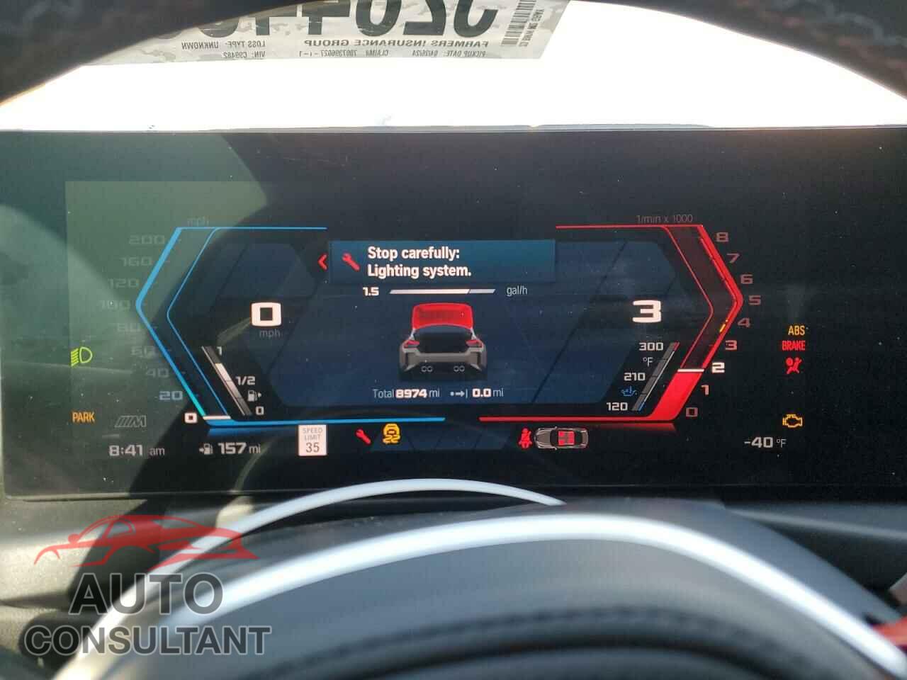 BMW M2 2023 - 3MF13DM09P8C99482