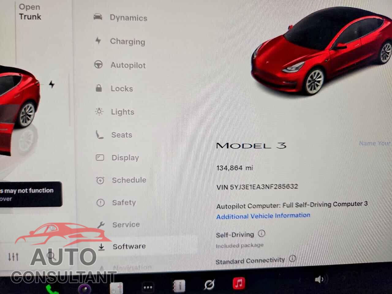 TESLA MODEL 3 2022 - 5YJ3E1EA3NF285632