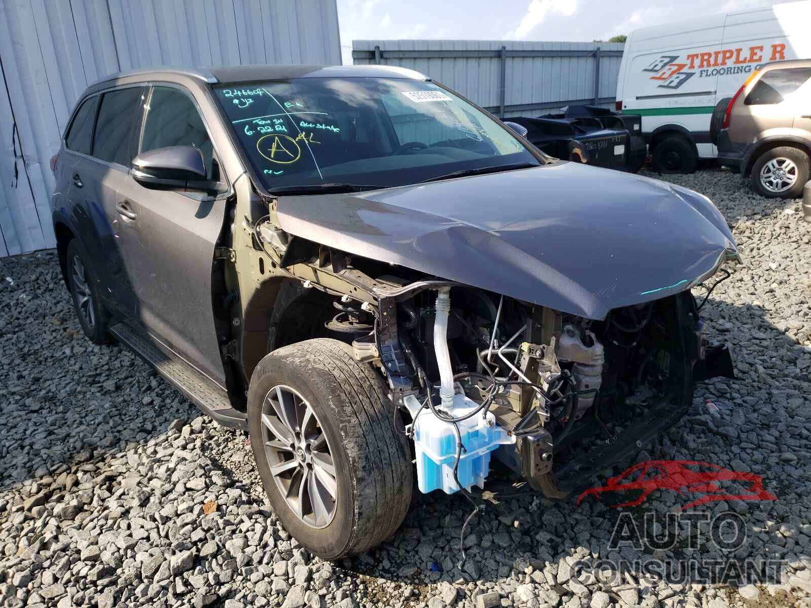 TOYOTA HIGHLANDER 2017 - 5TDJZRFH0HS360308