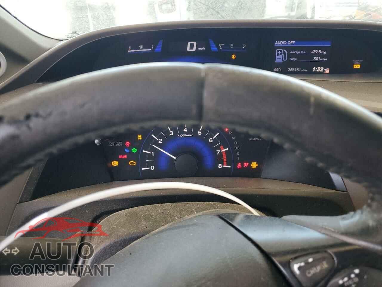HONDA CIVIC 2012 - 19XFB2F95CE016521