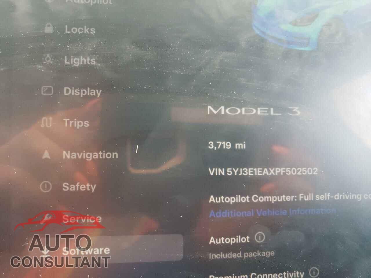 TESLA MODEL 3 2023 - 5YJ3E1EAXPF502502